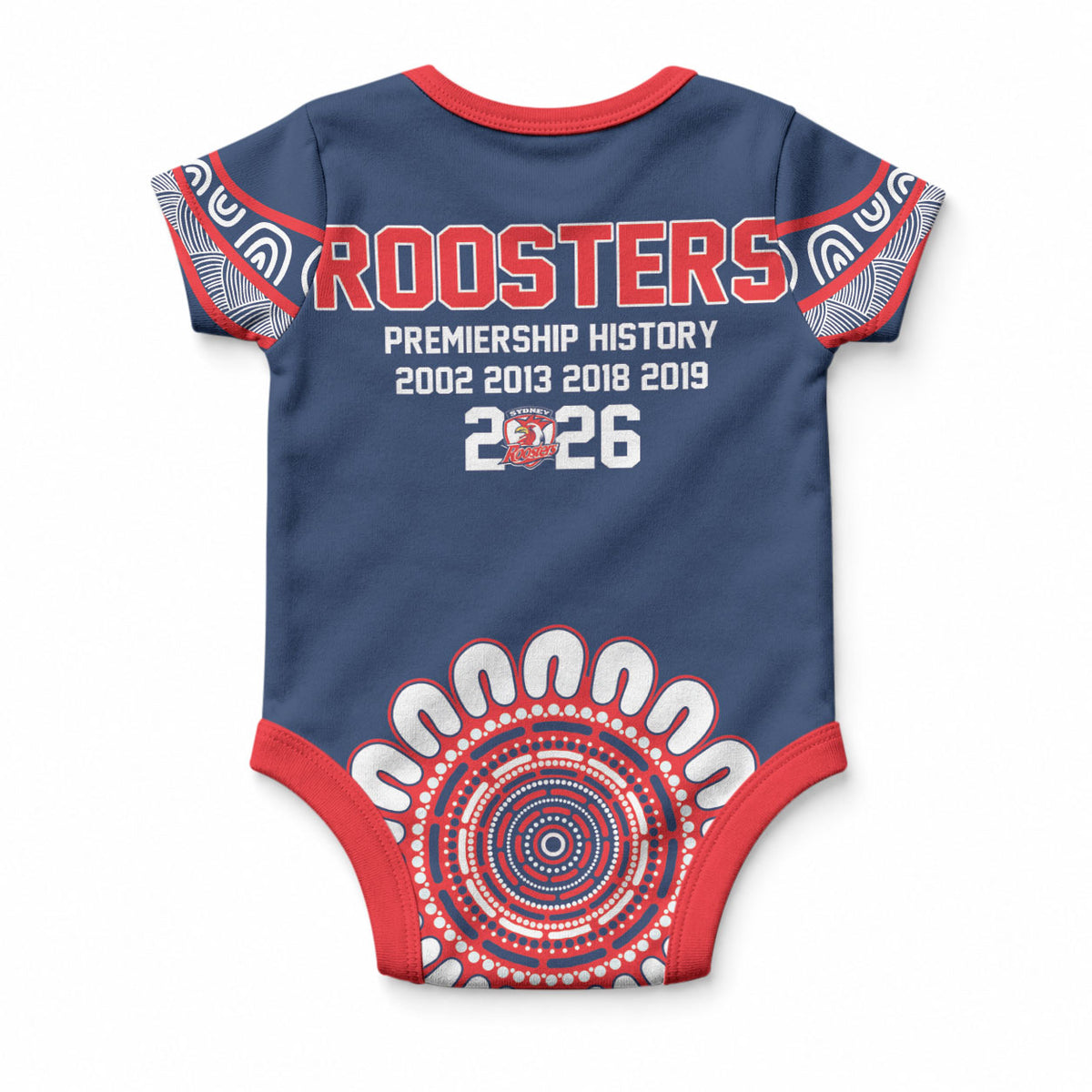 Sydney Premiers 2026 Baby Onesie Roosters Fifth Championship