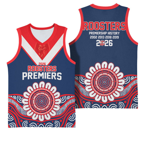 Sydney Premiers 2026 Basketball Jersey Roosters Fifth Championship
