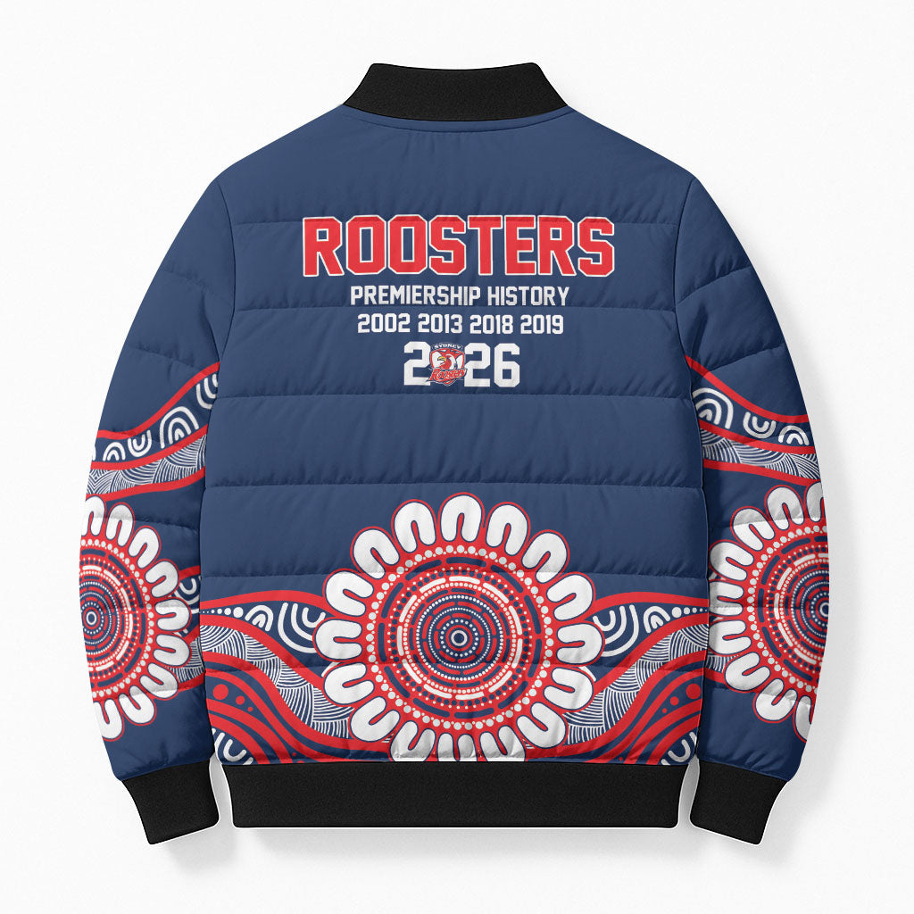 Sydney Premiers 2026 Bomber Puffer Jacket Roosters Fifth Championship