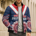Sydney Premiers 2026 Bomber Puffer Jacket Roosters Fifth Championship