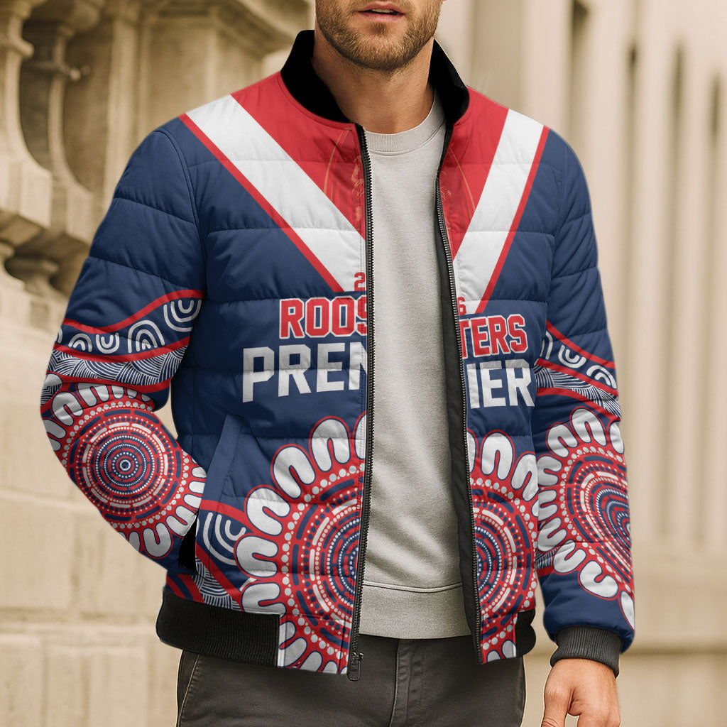 Sydney Premiers 2026 Bomber Puffer Jacket Roosters Fifth Championship