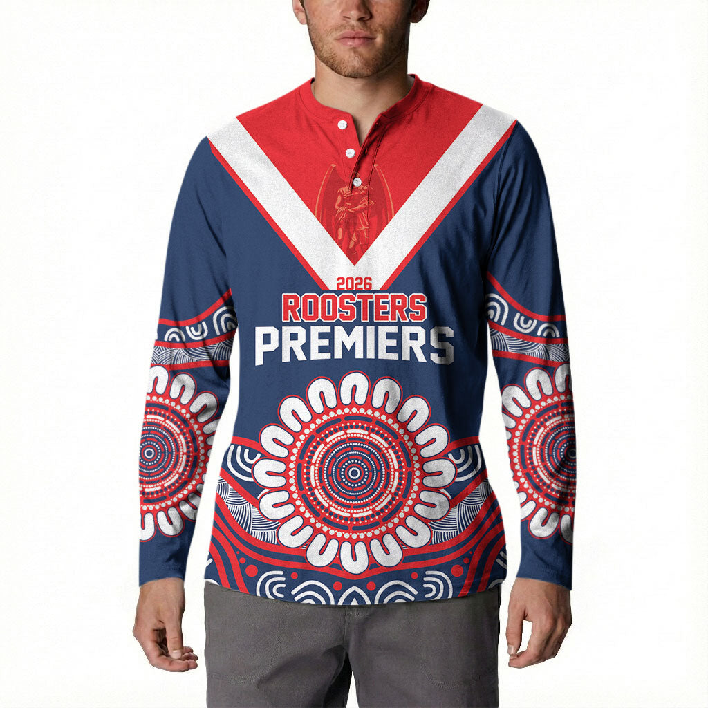 Sydney Premiers 2026 Button Sweatshirt Roosters Fifth Championship