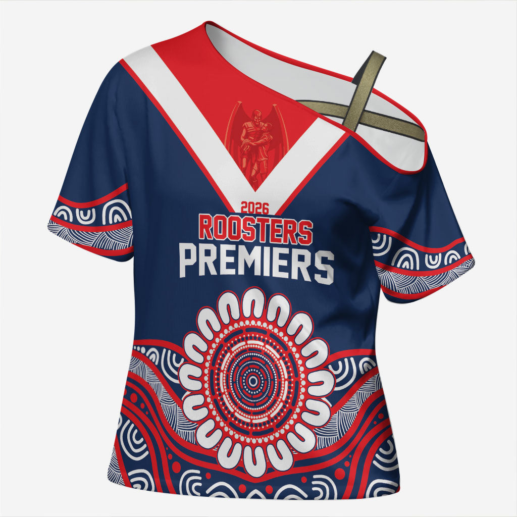 Sydney Premiers 2026 Cross Shoulder Shirt Roosters Fifth Championship
