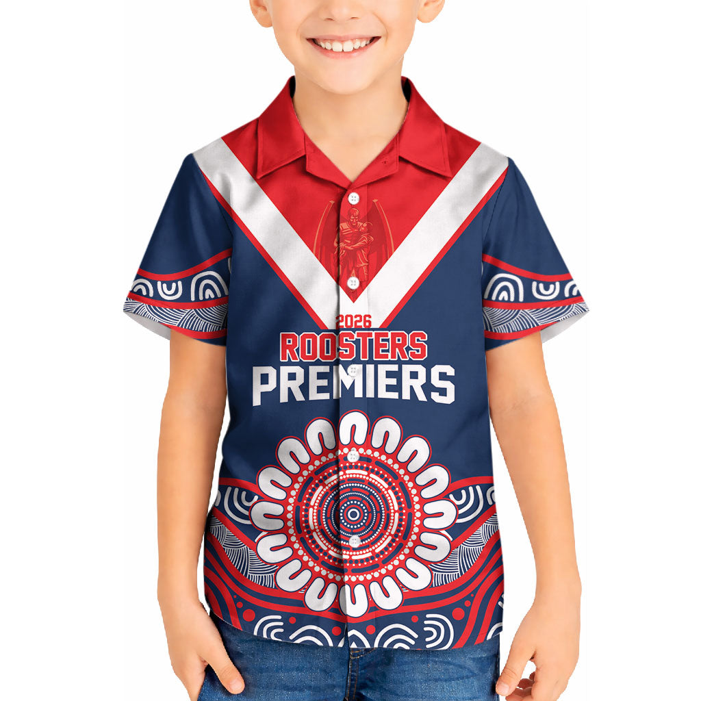 Sydney Premiers 2026 Kid Hawaiian Shirt Roosters Fifth Championship