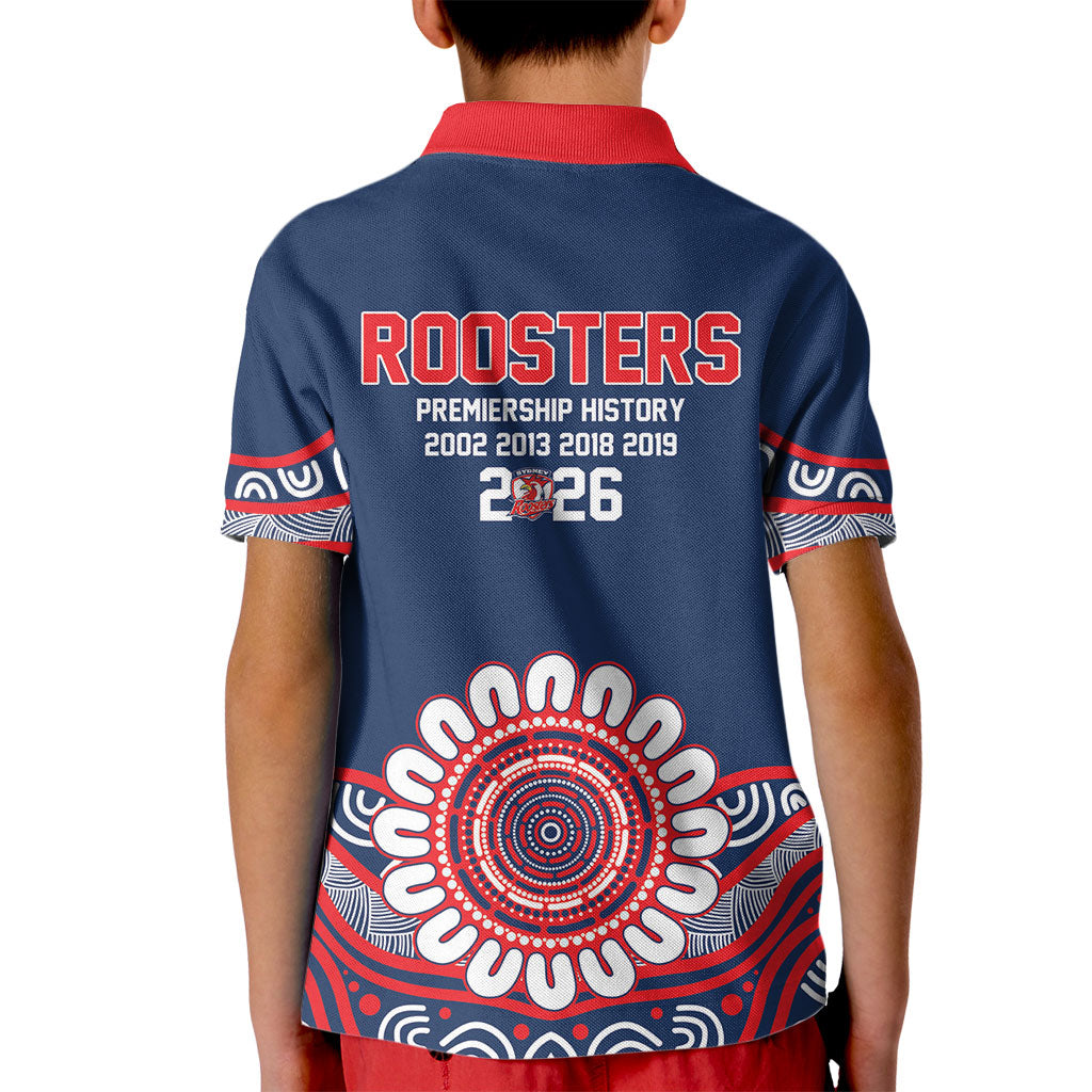 Sydney Premiers 2026 Kid Polo Shirt Roosters Fifth Championship