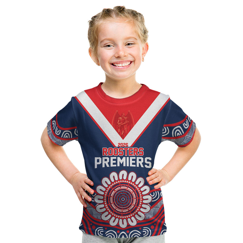 Sydney Premiers 2026 Kid T Shirt Roosters Fifth Championship