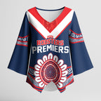 Sydney Premiers 2026 Kimono Sleeve Blouse Roosters Fifth Championship