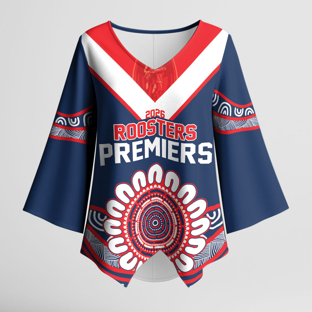 Sydney Premiers 2026 Kimono Sleeve Blouse Roosters Fifth Championship