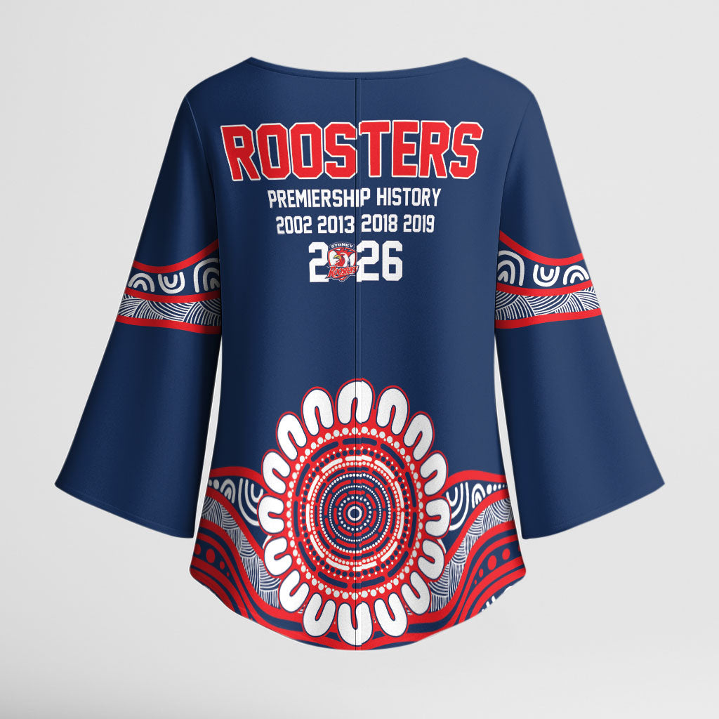 Sydney Premiers 2026 Kimono Sleeve Blouse Roosters Fifth Championship