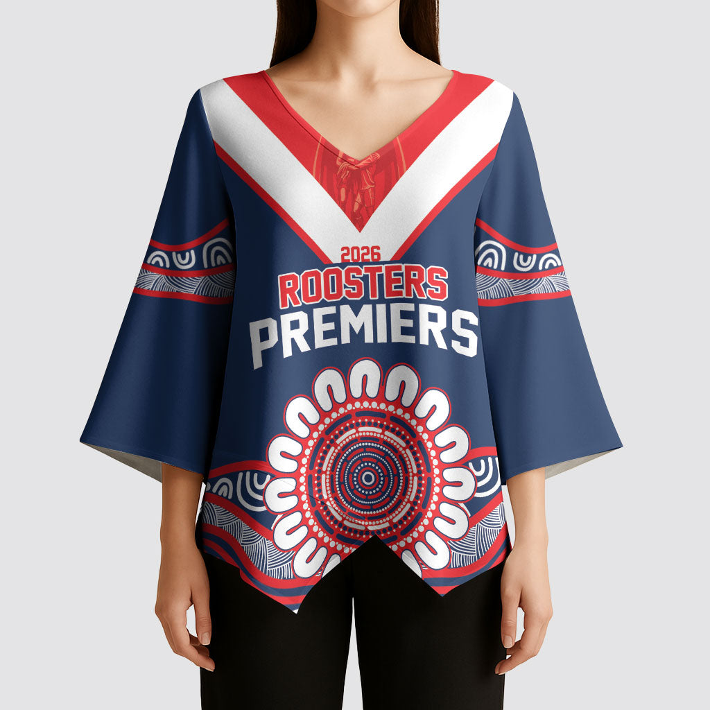 Sydney Premiers 2026 Kimono Sleeve Blouse Roosters Fifth Championship