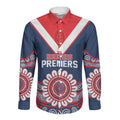 Sydney Premiers 2026 Long Sleeve Button Shirt Roosters Fifth Championship