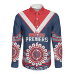 Sydney Premiers 2026 Long Sleeve Button Shirt Roosters Fifth Championship