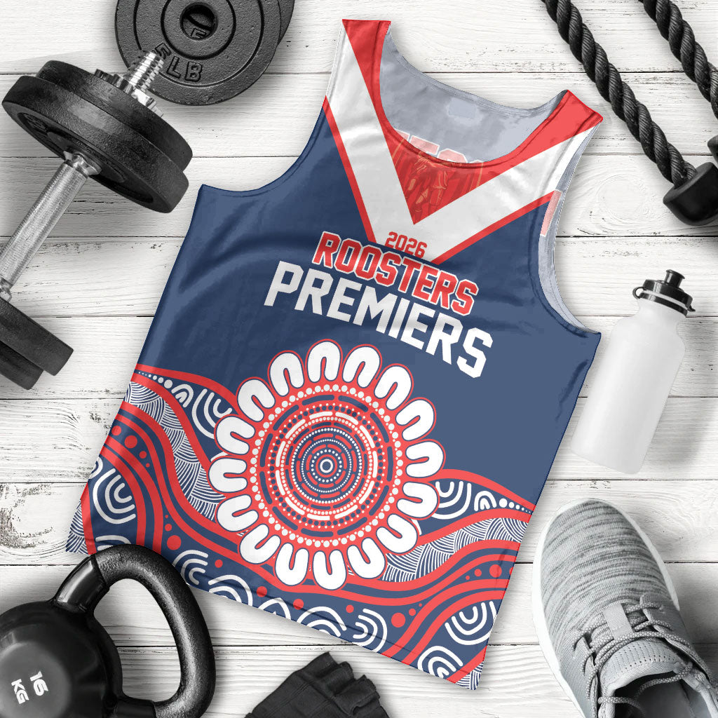 Sydney Premiers 2026 Men Tank Top Roosters Fifth Championship