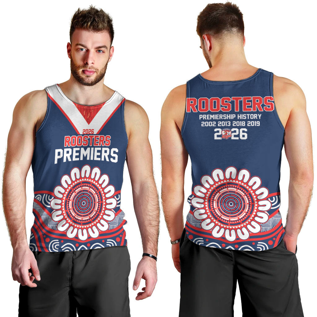 Sydney Premiers 2026 Men Tank Top Roosters Fifth Championship