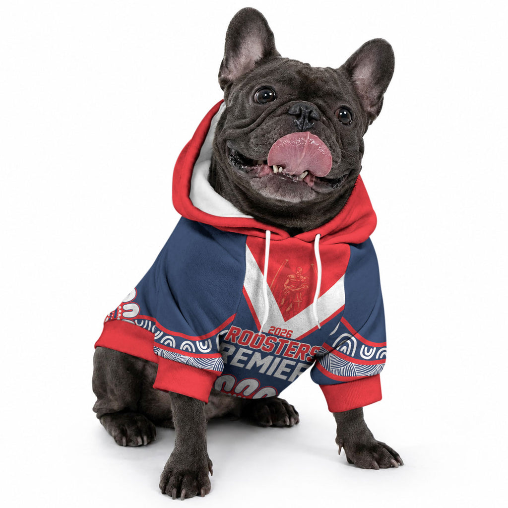 Sydney Premiers 2026 Pet Hoodie Roosters Fifth Championship