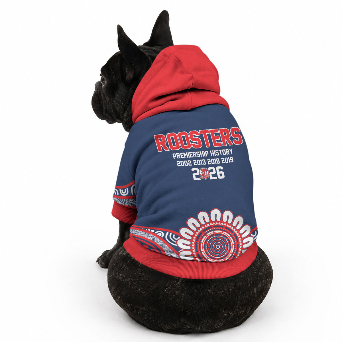 Sydney Premiers 2026 Pet Hoodie Roosters Fifth Championship