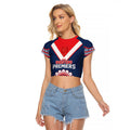 Sydney Premiers 2026 Raglan Cropped T Shirt Roosters Fifth Championship