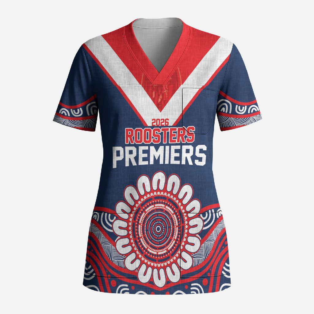 Sydney Premiers 2026 Scrub Top Roosters Fifth Championship