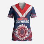 Sydney Premiers 2026 Scrub Top Roosters Fifth Championship