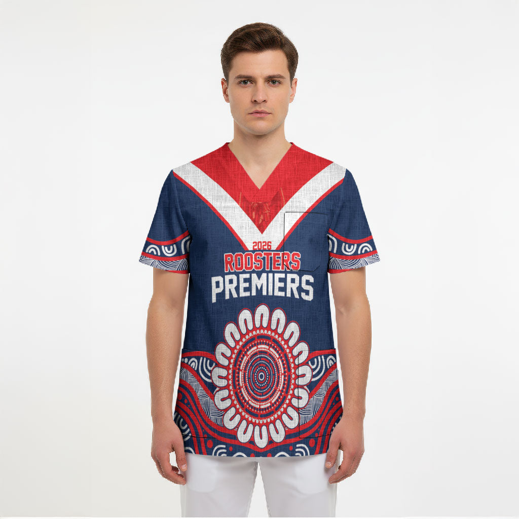 Sydney Premiers 2026 Scrub Top Roosters Fifth Championship