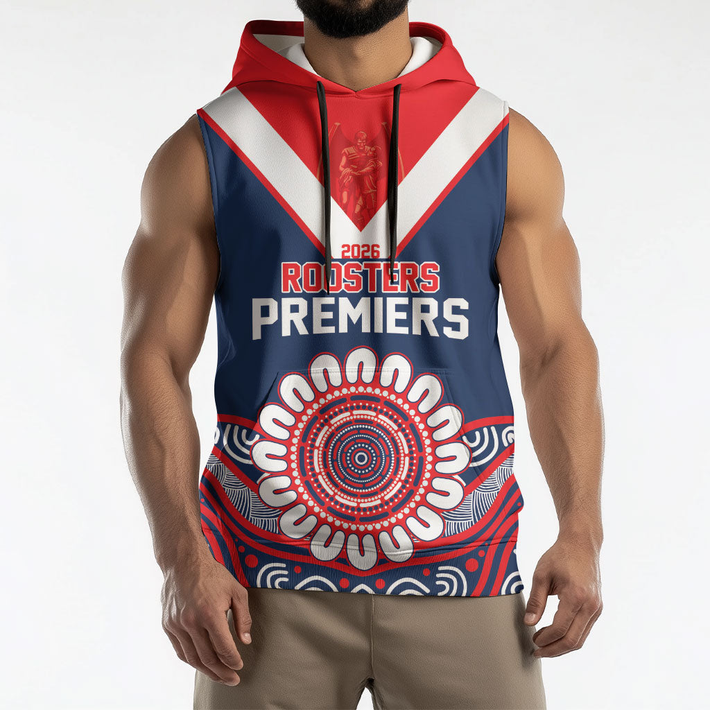 Sydney Premiers 2026 Sleeveless Hoodie Roosters Fifth Championship