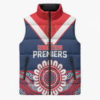 Sydney Premiers 2026 Sleeveless Puffer Jacket Roosters Fifth Championship