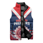 Sydney Premiers 2026 Sleeveless Puffer Jacket Roosters Fifth Championship