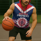 Sydney Premiers 2026 Sleeveless Zip Hoodie Roosters Fifth Championship