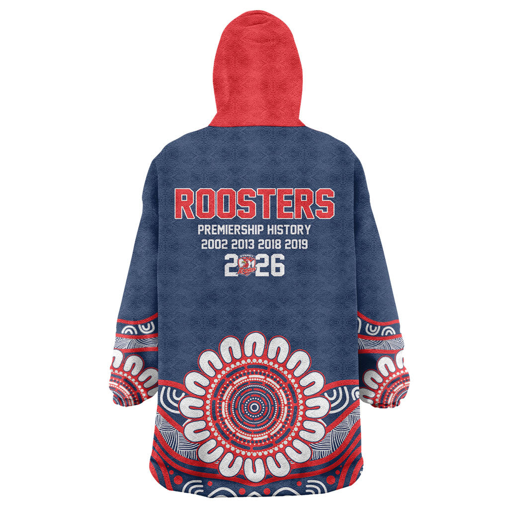Sydney Premiers 2026 Wearable Blanket Hoodie Roosters Fifth Championship