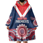 Sydney Premiers 2026 Wearable Blanket Hoodie Roosters Fifth Championship