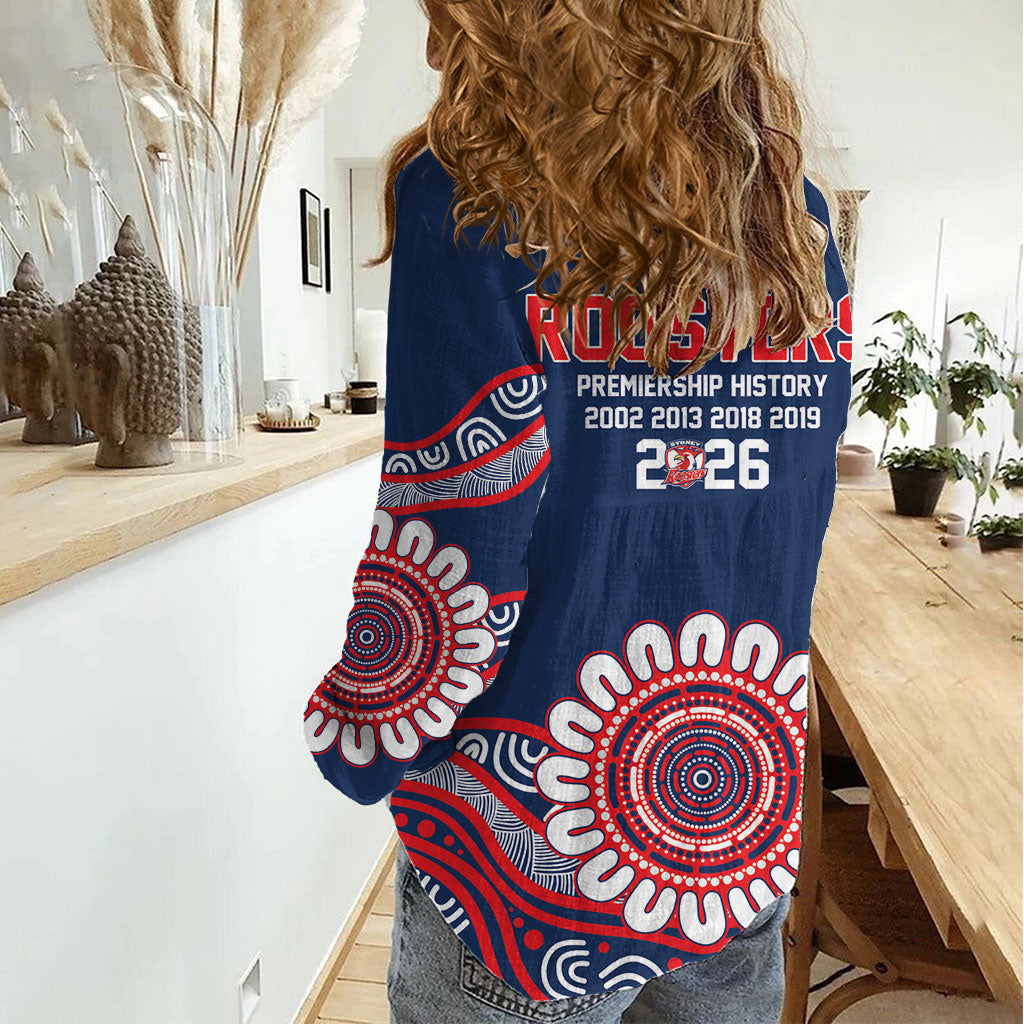 Sydney Premiers 2026 Women Casual Shirt Roosters Fifth Championship