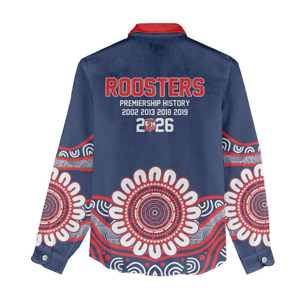 Sydney Premiers 2026 Women Casual Shirt Roosters Fifth Championship