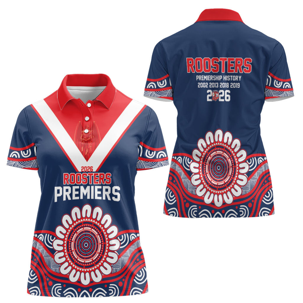 Sydney Premiers 2026 Women Polo Shirt Roosters Fifth Championship