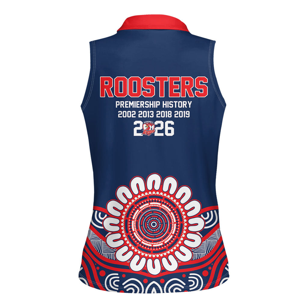 Sydney Premiers 2026 Women Sleeveless Polo Shirt Roosters Fifth Championship