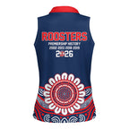 Sydney Premiers 2026 Women Sleeveless Polo Shirt Roosters Fifth Championship