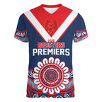 Sydney Premiers 2026 Women V-Neck T-Shirt Roosters Fifth Championship