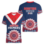 Sydney Premiers 2026 Women V-Neck T-Shirt Roosters Fifth Championship