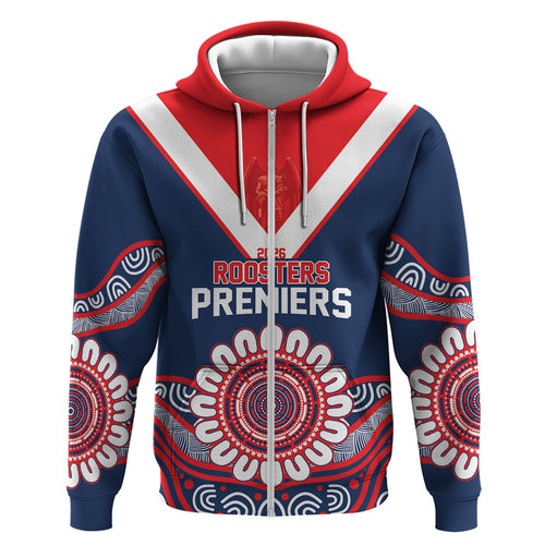 Sydney Premiers 2026 Zip Hoodie Roosters Fifth Championship