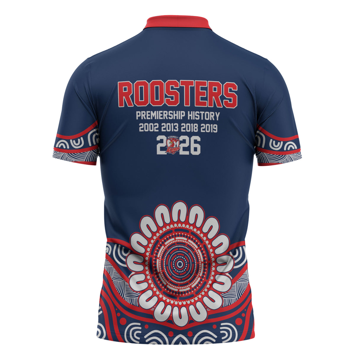 Sydney Premiers 2026 Zipper Polo Shirt Roosters Fifth Championship