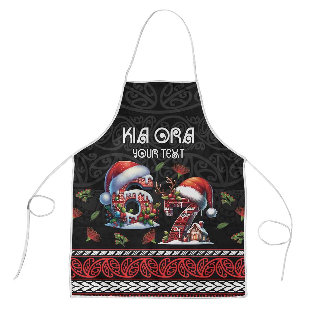 Aotearoa Six Seven Personalized Apron New Zealand Funny Christmas - Aussie Hoodie