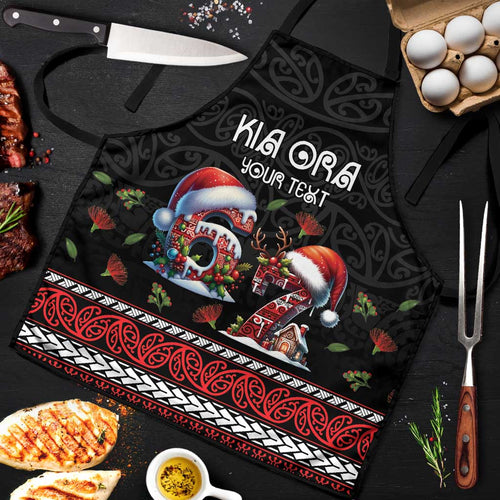 Aotearoa Six Seven Personalized Apron New Zealand Funny Christmas - Aussie Hoodie