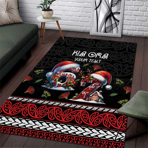 Aotearoa Six Seven Personalized Area Rug New Zealand Funny Christmas - Aussie Hoodie