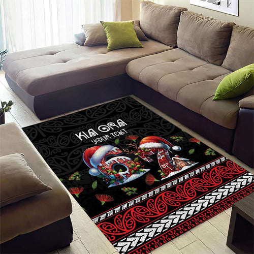Aotearoa Six Seven Personalized Area Rug New Zealand Funny Christmas - Aussie Hoodie