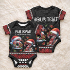 Aotearoa Six Seven Personalized Baby Onesie New Zealand Funny Christmas