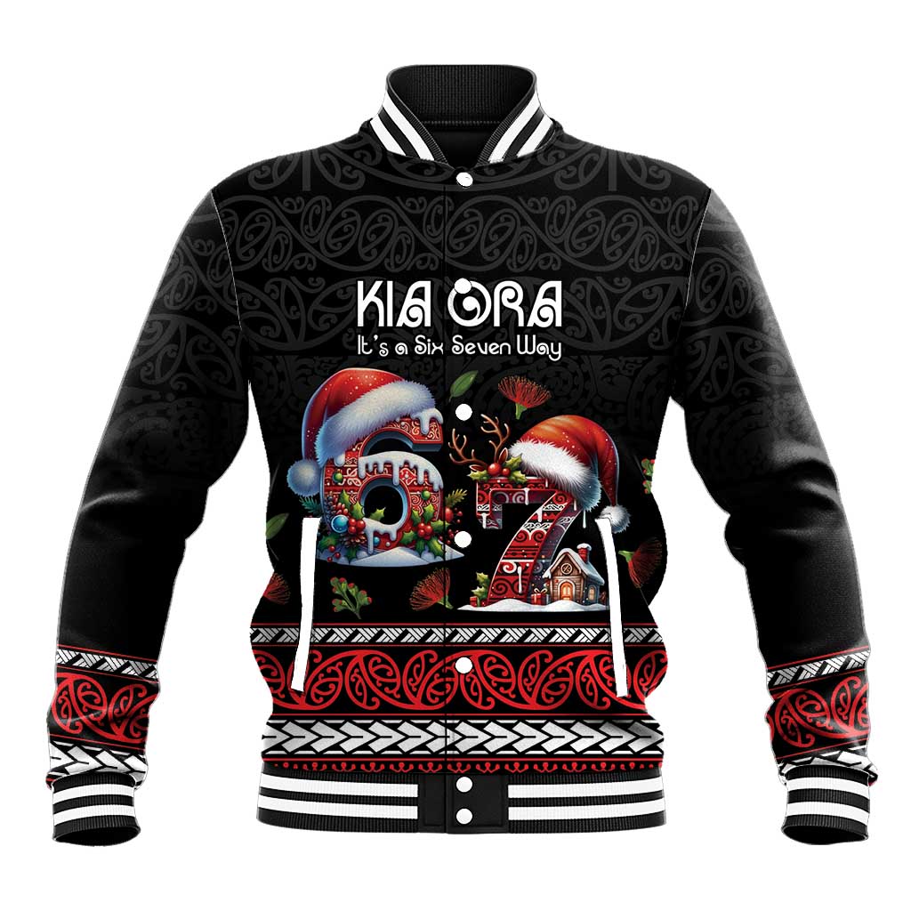 Aotearoa Six Seven Personalized Baseball Jacket New Zealand Funny Christmas - Aussie Hoodie