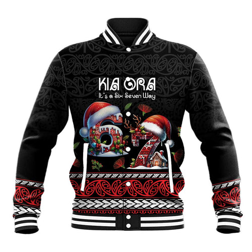 Aotearoa Six Seven Personalized Baseball Jacket New Zealand Funny Christmas - Aussie Hoodie