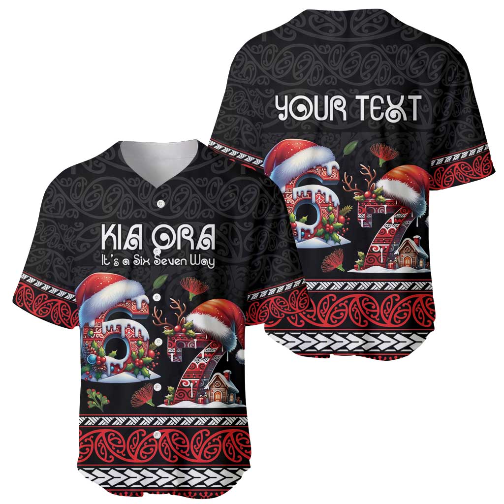Aotearoa Six Seven Personalized Baseball Jersey New Zealand Funny Christmas - Aussie Hoodie