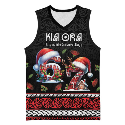 Aotearoa Six Seven Personalized Basketball Jersey New Zealand Funny Christmas - Aussie Hoodie