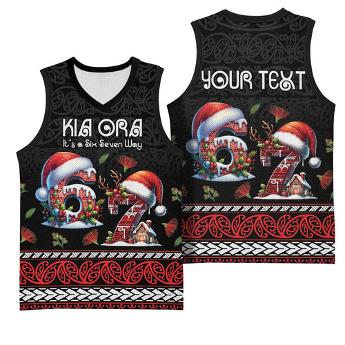 Aotearoa Six Seven Personalized Basketball Jersey New Zealand Funny Christmas - Aussie Hoodie