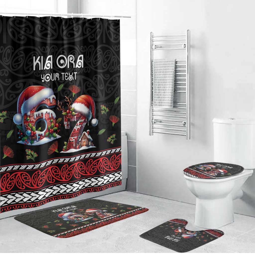 Aotearoa Six Seven Personalized Bathroom Set New Zealand Funny Christmas - Aussie Hoodie